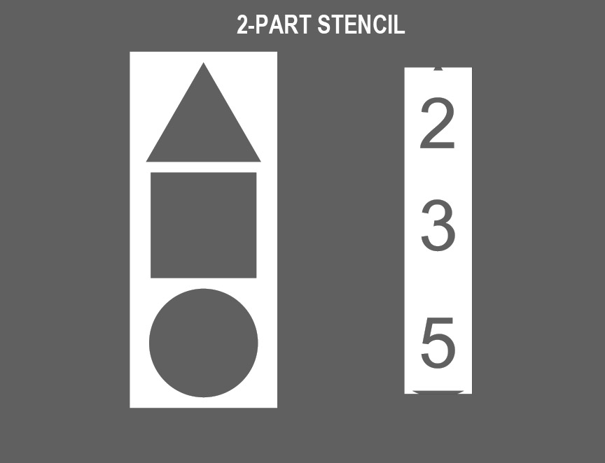 Custom Plastic Stencil, Custom Rigid Stencil Cutout for Painting
